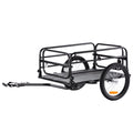 VEVOR Bike Cargo Trailer, 88/100/130/160 lbs Load Capacity, Heavy-Duty Bicycle Wagon Cart, Foldable Compact Storage with Universal Hitch