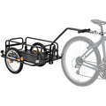 VEVOR Bike Cargo Trailer, 88/100/130/160 lbs Load Capacity, Heavy-Duty Bicycle Wagon Cart, Foldable Compact Storage with Universal Hitch