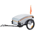 VEVOR Bike Cargo Trailer, 88/100/130/160 lbs Load Capacity, Heavy-Duty Bicycle Wagon Cart, Foldable Compact Storage with Universal Hitch