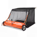 Garvee 52 in Tow-Behind Lawn Sweeper, High Hopper, Orange