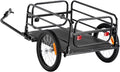 VEVOR Bike Cargo Trailer, 88/100/130/160 lbs Load Capacity, Heavy-Duty Bicycle Wagon Cart, Foldable Compact Storage with Universal Hitch