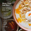 Our Place Rice Cooker, Compact 6-Cup Ceramic Nonstick Rice & Grain Cooker