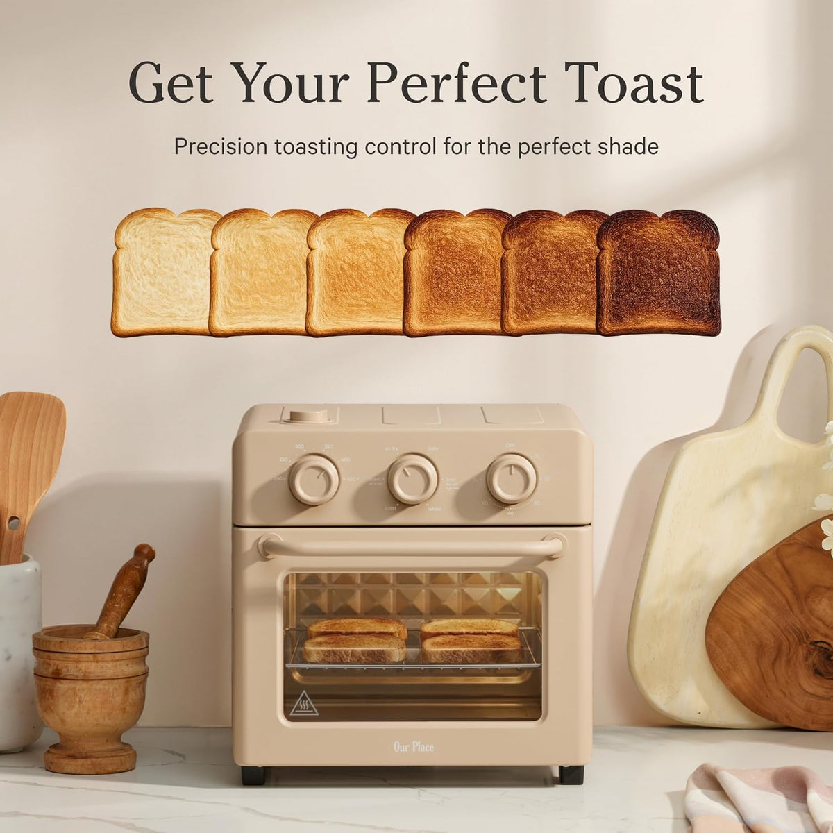 Our Place Wonder Oven, 6-in-1 Air Fryer & Toaster Oven, 2-Rack, 13 Qt