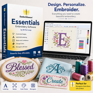 Embrilliance Essentials Embroidery Software – Digital Download